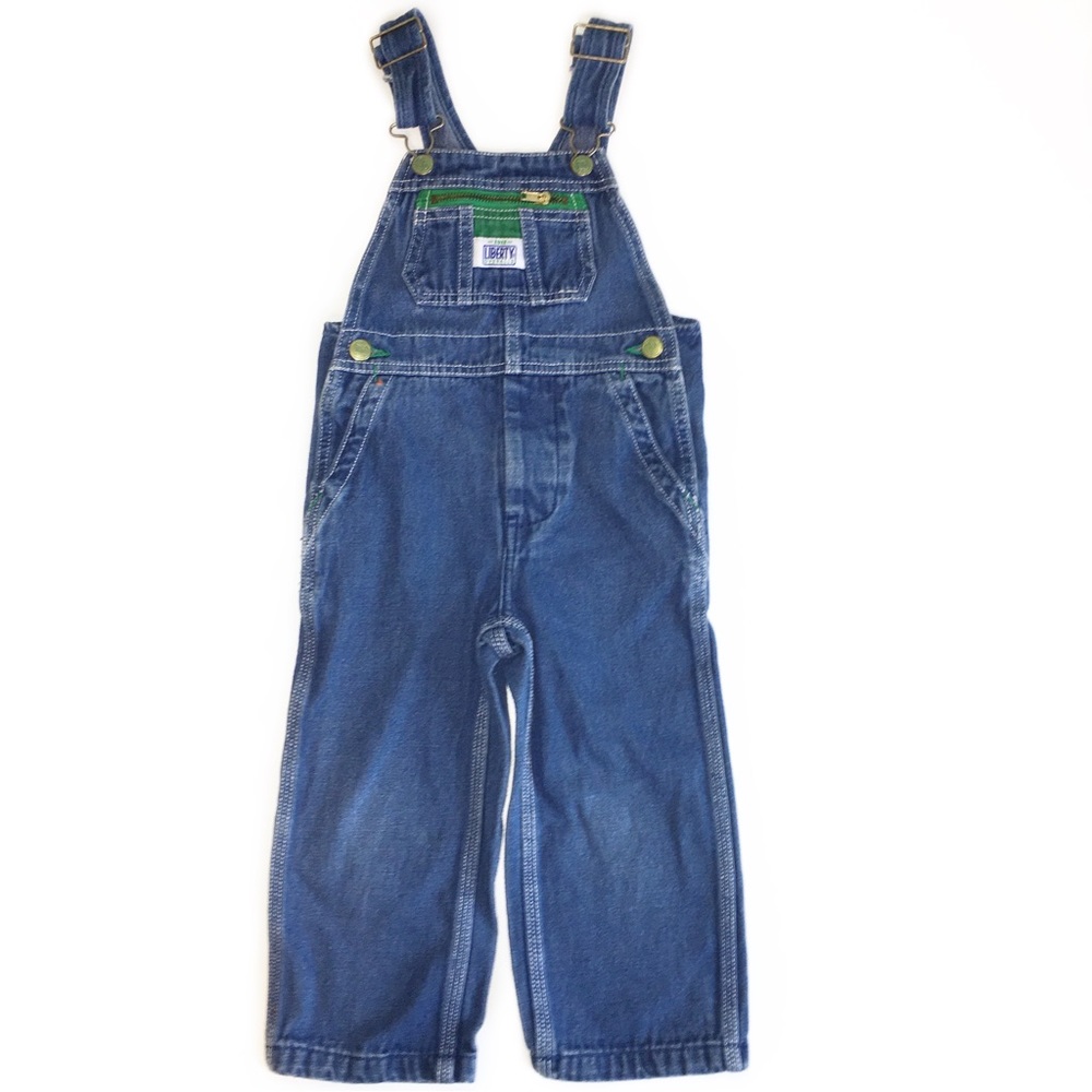 Liberty Blue Denim Kids Overalls